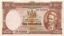 Neuseeland 10 Shillings - James Cook - ND (1956-60) - P.158c