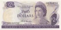 Neuseeland 2 Dollars - Elizabeth II - ND (1968-75) - P.164b