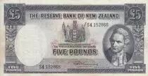 Neuseeland 5 Pound - Capt. James Cook - Lake Pukaki - 1967