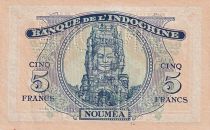 New Caledonia 100 Francs - Minerva - Angkor ruins- ND (1944) - Specimen Annulé - P.48s