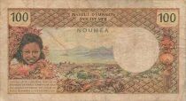 New Caledonia 100 Francs - ND (1969) - P.59
