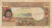 New Caledonia 100 Francs - ND (1969) - P.59