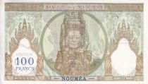 New Caledonia 100 Francs - Statue of Angkor - ND (1963) - Serial W.194 - P.42e