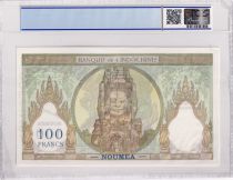 New Caledonia 100 Francs - Statue of Angkor - Specimen - ND (1963) - PCGS OPQ 65
