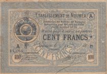 New Caledonia 100 Francs Nouméa - 06-04-1877 - Fine - P.8