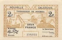 New Caledonia 2 Francs - 29-03-1943 - P.56a