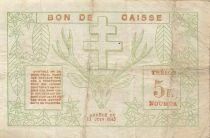 New Caledonia 5 Francs - 15-06-1943 - Noum&eacute;a - P.58