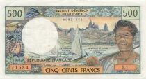 New Caledonia 500 Francs - ND (1969-92) - P.60a