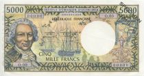 New Caledonia 5000 Francs Bougainville - postel-Vinay - 1971