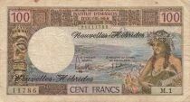 New Hebrides 100 Francs - ND (1975) - P.18c