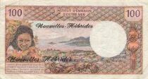 New Hebrides 100 Francs - ND (1977) - P.18d