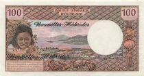 New Hebrides 100 Francs - Tahitienne - ND (1975) - P.18c