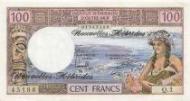 New Hebrides 100 Francs - Tahitienne - ND (1977) - P.18d