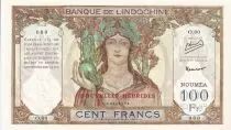 New Hebrides 100 Francs Ruins of Angkor - 1945 - Specimen - P.10s