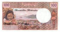 New Hebrides 100 Francs Tahitienne - 1977 serie T.1