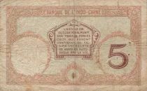 New Hebrides 5 Francs - ND (1941) - P.4b