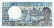 New Hebrides 500 Francs - Fisherman - ND (1980) - P.19c