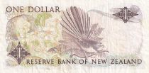 New Zealand 1 Dollar - Elizabeth II - Fantail - ND (1989-1992) - Serial ANC - P.169c