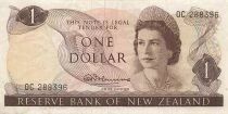 New Zealand 1 Dollar - Elizabeth II - ND (1967-68) - P.163a