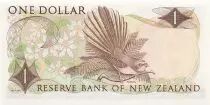 New Zealand 1 Dollar - Elizabeth II - ND (1975-1977) - Replacement - P.163c