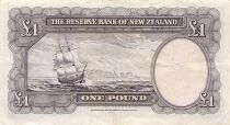 New Zealand 1 Pound - James Cook - ND (1960-67) - P.159d