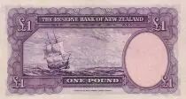 New Zealand 1 Pound Capt. James Cook - Boat