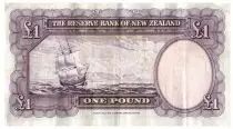 New Zealand 1 Pound Capt. James Cook - Boat