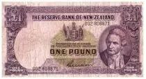 New Zealand 1 Pound Capt. James Cook - Boat