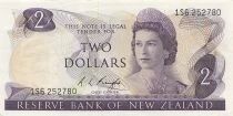 New Zealand 2 Dollars - Elizabeth II - ND (1975-77) - P.164c
