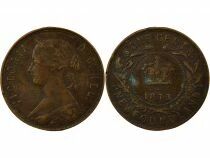 Newfoundland, Victoria - Cent - 1873 London
