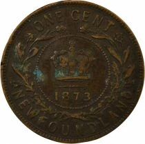 Newfoundland, Victoria - Cent - 1873 London
