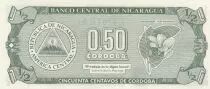 Nicaragua 1/2 Cordoba - Fransisco Hernandez de Cordoba  - 1992 - Série A