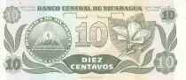 Nicaragua 10 Centavos - Fransisco de Cordoba  - ND (1991) - Serial AA