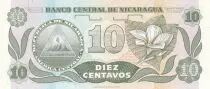 Nicaragua 10 Centavos - Fransisco de Cordoba  - ND (1991) - Serial AB - P.169
