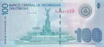 Nicaragua 100 C&oacute;rdobas - Monument Rub&eacute;n Dar&iacute;o - 12-09-2007 - S&eacute;rie A