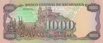 Nicaragua 1000 Cordobas - General A. C. Sandino - 1985 - FC Series