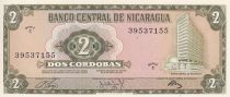Nicaragua 2 Cordobas - Central Bank - 1972 - Serial C - P.121a
