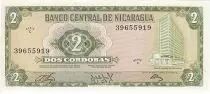 Nicaragua 2 Cordobas Central Bank - Furrows