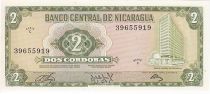 Nicaragua 2 Cordobas Centrale Banque - Culture