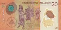 Nicaragua 20 Cordobas, Church - Maya Festival - Polymer - 2019