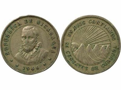 Nicaragua 25 Centavos - 1946 London