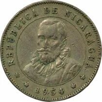 Nicaragua 25 Centavos - 1954 Londres