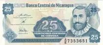 Nicaragua 25 Centavos - Fransisco de Cordoba  - ND (1991) - Série AE