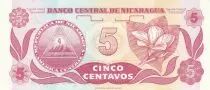 Nicaragua 5 Centavos - Fransisco de Cordoba  - ND (1991) - Serial AA