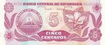 Nicaragua 5 Centavos - Fransisco de Cordoba  - ND (1991) - Serial AB - P.168