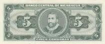 Nicaragua 5 Cordobas - Cacique Nicaroa - 16-05-1968 - Série B