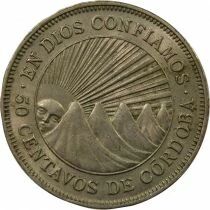 Nicaragua 50 Centavos - 1954 London