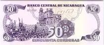 Nicaragua 50 Cordobas,  Carlos Fonseca Amador - 1985