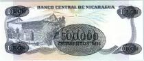 Nicaragua 500000 Cordobas Général A. C. Sandino - 1987