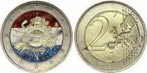 Niederlande 2 Euros - 10 years of the Euro - Colorised - 2012